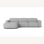 Olio Selezione Sofa w kształcie litery L Tkanina Raven 7